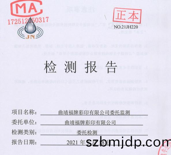 譟聲檢測報(bao)告(gao)